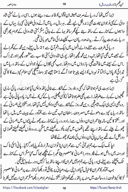Man Raqsam romantic urdu novel by arshad abrar arsh writer & novelist published on kitab ghar online for urdu novel readers. The novel's story tells readers that the orbit of love is not necessarily confined to the corners of boredom, wait and separation. urdu novel Man Raqsam is also a story adorned with beautiful emotions. In which the clash of interests and love will show how liberation from the evil of the self is possible. In this story of broken relationships, the loyalty of Noor Bano and the hypocrisy of the Sultan are not new to the scenes that have settled in our eyes, but the innocent heart is happy and the paradise, the homes built from the dreams of the loving star and the mercy are certainly new.
Arshad Abrar Arsh is emerging popular writer and novelist who started his writing journey in few popular urdu digests of Pakistan. He also wrote many stories on social media platforms for his fans and also on few websites. His first book of afsanay named REZGARI (coins and small money) published and got two editions