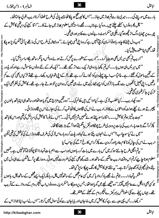 Ababeel Swallow last episode 11 Romantic Urdu Novel by Muhammad Shoaib for Online Reading at Kitab Ghar. Ababeel is a story of young man who had some extra ordinary abilities. Some powerful people wanted to control him and use his extra ordinary abilities to their own benefits. He had to discover the source of his abilities and see many ups and downs during this quest. Ababeel is also story of a young woman who wanted everything and can go to any limit for her success. She is a truth seeker and when she is introduced to Islam, her life gets totally changed.