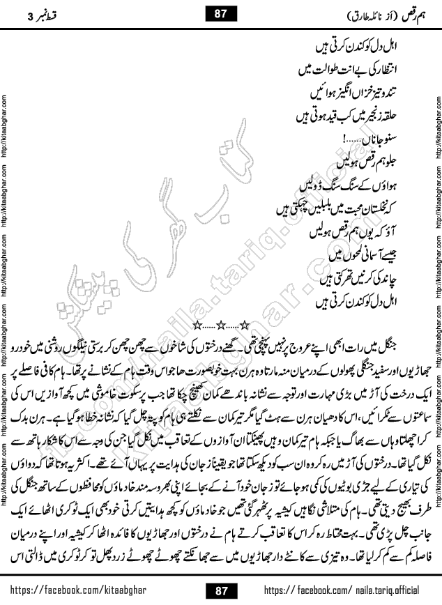 Hum Raqs last episode 6 Urdu Novel by Naila Tariq Online Reading and PDF Download at Kitab Ghar