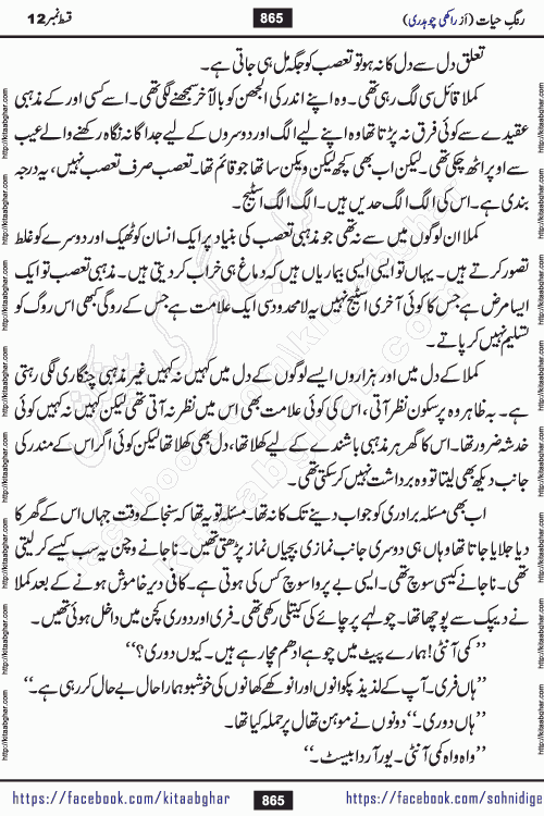 Rang e Hayat Socio Romantic Urdu Novel by Rakhi Chaudhary is based on beautiful love story born in destruction and rubbles. When the earthquake destroyed the settlements, turned them into rubble, dreams turned to ashes, and hopes were buried in the ground, even then a candle of love could not be extinguished in the heart. Urdu Novel Rang e Hayat is the story of a boy who loved a girl immensely, but the storm of time destroyed his home. In these difficult moments of grief, a Hindu girl friend lights the lamp of hope in his life. Rang e Hayat is actually a story of the colors of love, sacrifice, and humanity, which maintain their light even in the darkness of destruction