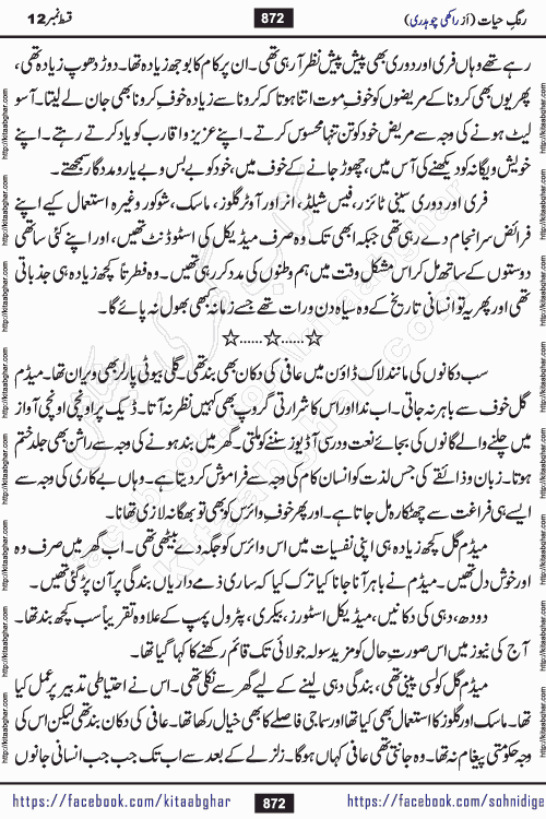 Rang e Hayat Socio Romantic Urdu Novel by Rakhi Chaudhary is based on beautiful love story born in destruction and rubbles. When the earthquake destroyed the settlements, turned them into rubble, dreams turned to ashes, and hopes were buried in the ground, even then a candle of love could not be extinguished in the heart. Urdu Novel Rang e Hayat is the story of a boy who loved a girl immensely, but the storm of time destroyed his home. In these difficult moments of grief, a Hindu girl friend lights the lamp of hope in his life. Rang e Hayat is actually a story of the colors of love, sacrifice, and humanity, which maintain their light even in the darkness of destruction