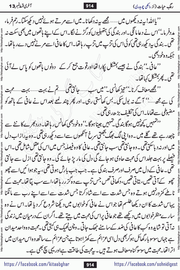 Rang e Hayat Socio Romantic Urdu Novel by Rakhi Chaudhary is based on beautiful love story born in destruction and rubbles. When the earthquake destroyed the settlements, turned them into rubble, dreams turned to ashes, and hopes were buried in the ground, even then a candle of love could not be extinguished in the heart. Urdu Novel Rang e Hayat is the story of a boy who loved a girl immensely, but the storm of time destroyed his home. In these difficult moments of grief, a Hindu girl friend lights the lamp of hope in his life. Rang e Hayat is actually a story of the colors of love, sacrifice, and humanity, which maintain their light even in the darkness of destruction