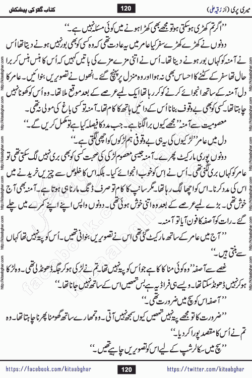 Meri Pari Romantic Urdu Novel by Ruqia Ali is written on importance of fighting depression and anxiety. The novel is about strong bonds between family members who can fight against stress depression and anxiety and support each other saving lives