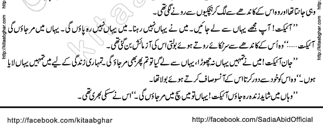 Jeeton To Tujhe Paon Urdu Romantic Novel at Kitab Ghar by Sadia Abid