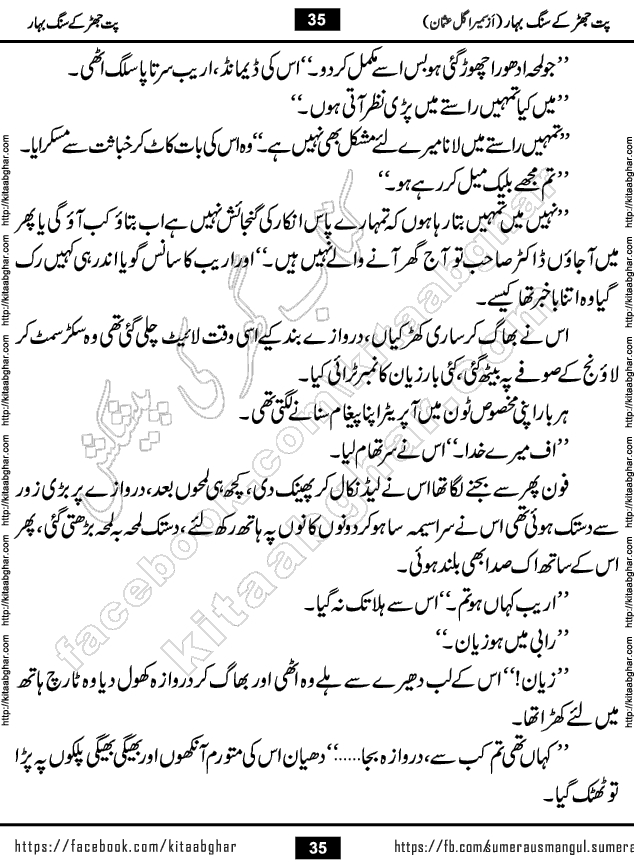 Pat Jhar Ke Sang Bahar Urdu Novel by Sumera Gul Usman published on Kitab Ghar