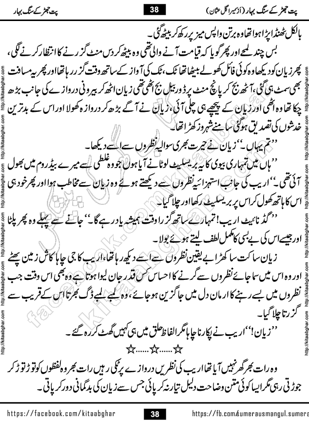 Pat Jhar Ke Sang Bahar Urdu Novel by Sumera Gul Usman published on Kitab Ghar